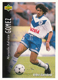 Marcelo Adrian Gomez Velez Sarsfield 1995 Upper Deck Futbol Argentina #92